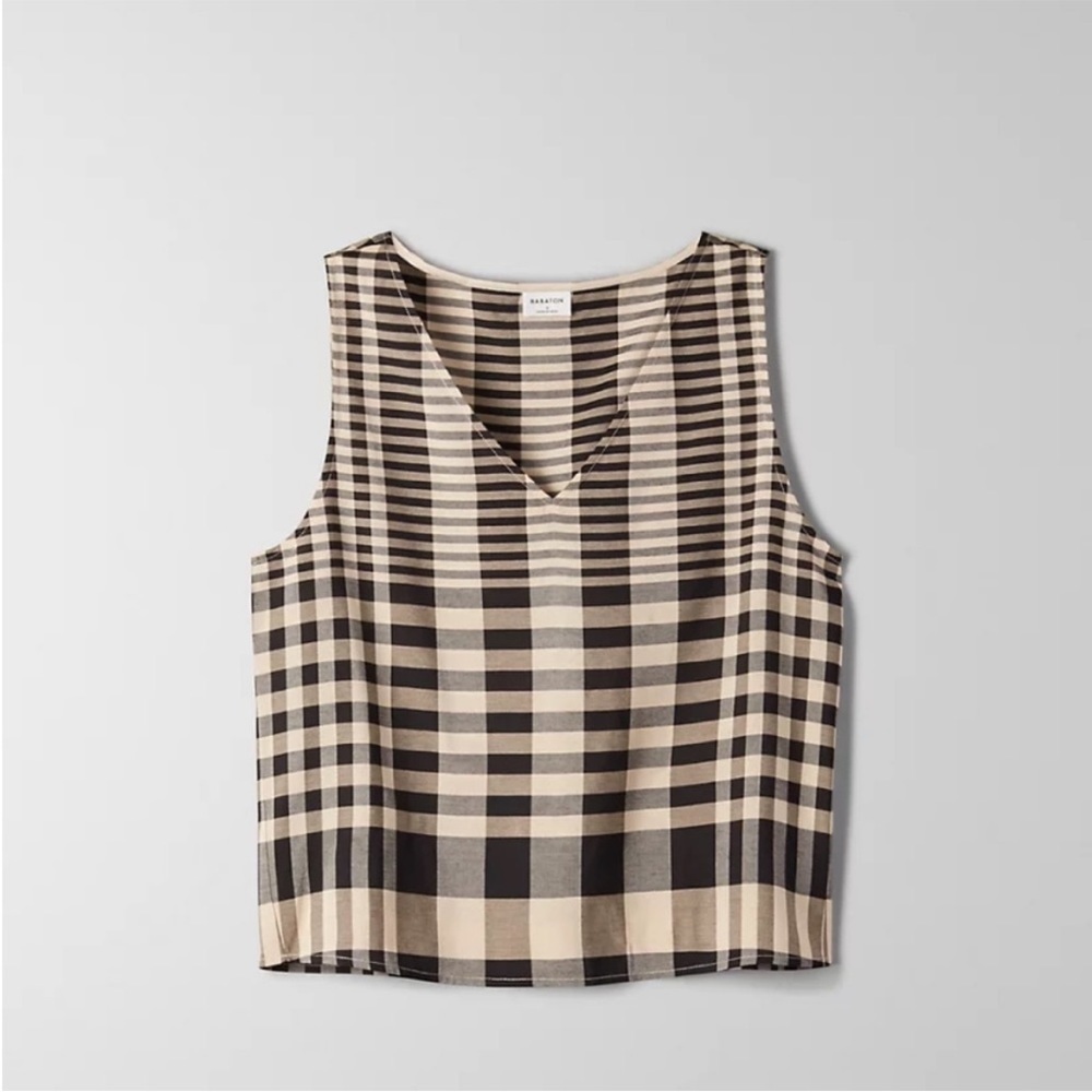 Aritzia Babaton Check Patterned Murphy Blouse | T… - image 2